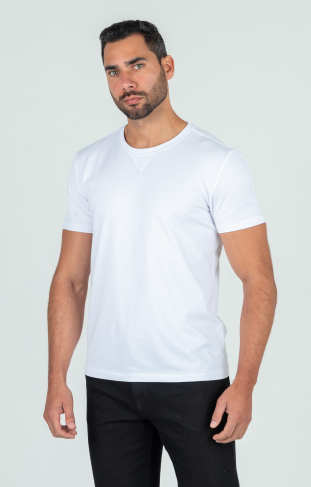Camiseta Pima Elastano Branco 1