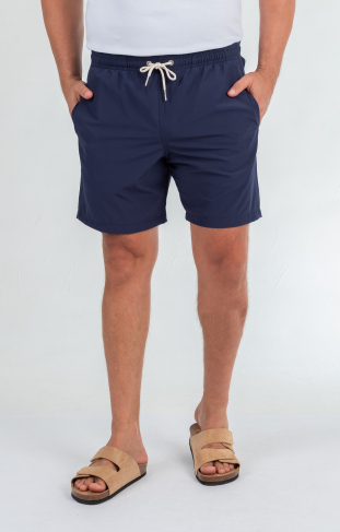 Short Elastico Azul Marinho 1